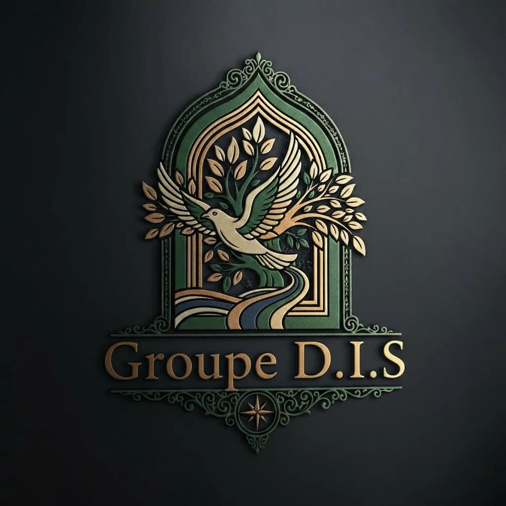 L’emblème complet du Groupe D.I.S